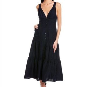 A.L.C. Navy Midi Dress